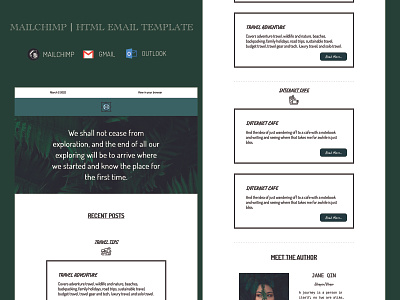 MailChimp | HTML Email: Blog Newsletter Template