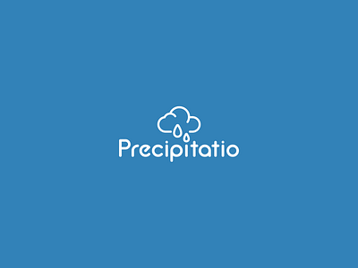 Precipitatio illustrator logo minimal