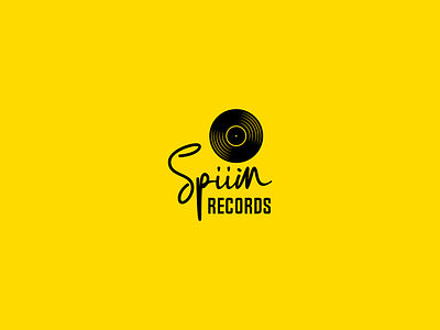 Spiiin Records dailylogochallenge illustration illustrator logo logo design vector