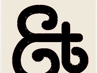 Obligatory Ampersand Shot illustration typography vector