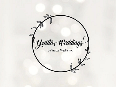 Yratta Weddings - Logo brand identity branding branding design logo logo 3d
