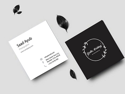 Yratta Weddings Business Card brand identity branding branding design business card stationary visiting card