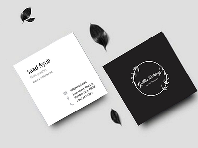 Yratta Weddings Business Card