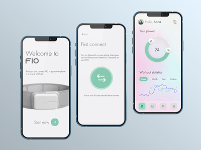 Fitness device control app