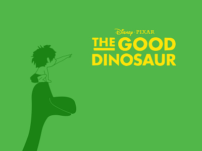 The Good Dinosaur adidhotre aditya dhotre blog designs minimal minimalism minimalistic movie poster the good dinosaur