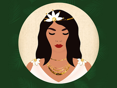 Egyptian Princess adobe adobe illustrator colorful digital digital art digital illustration illustration illustrator vector