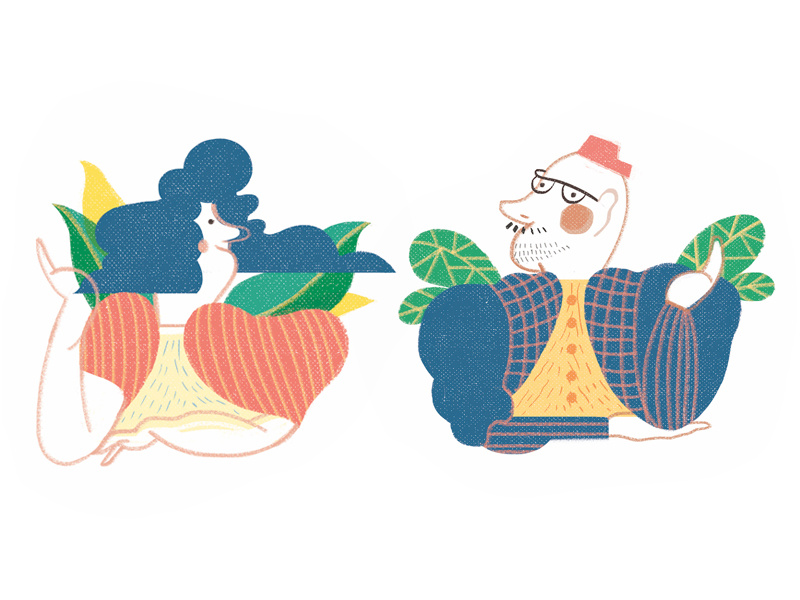 Who Is He? character illustrator editorial taiwan photoshop illustration design