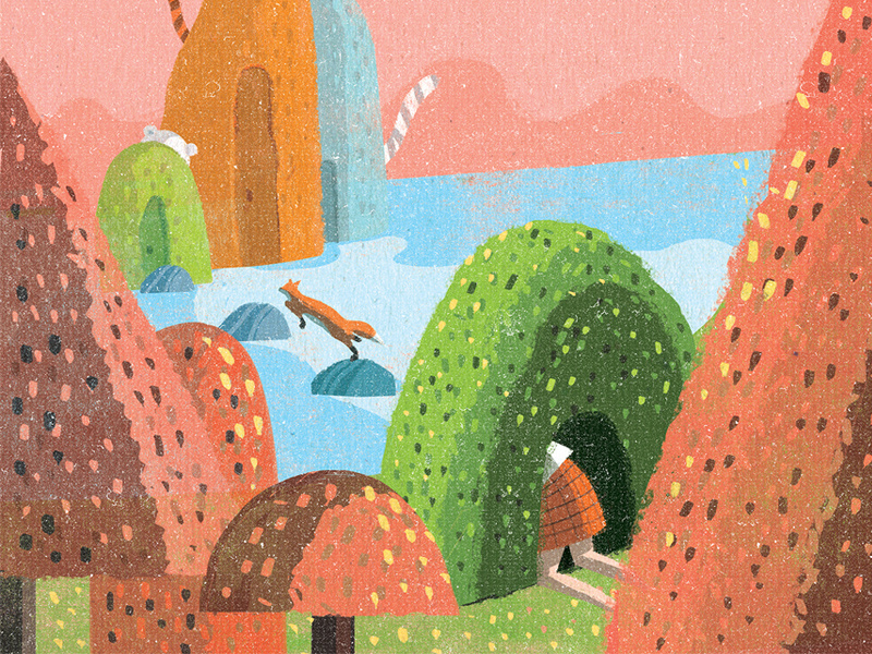 The Secret Place taiwan photoshop illustrator illustration illo editorial design