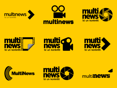 Multinews logo variations