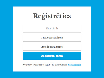 Singup 001 dailyui flat minimal signup