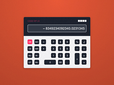 Calculator 004 calculator dailyui minimal