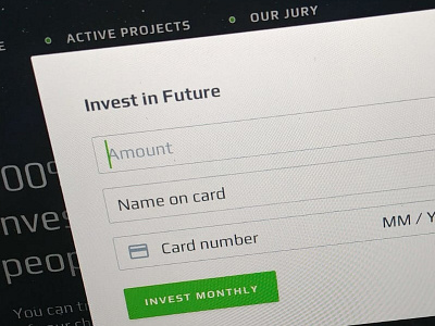 Invest Form desktop form invest mars payments space