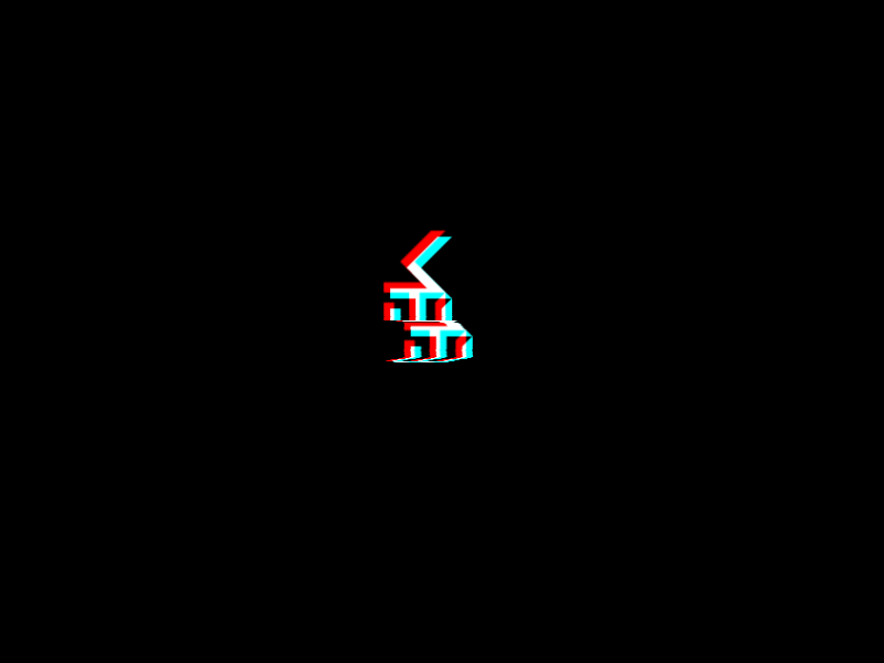 Glitch logo after effect animation glitch logodesign motion