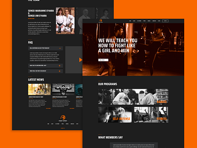 Dark Themed Web Design color creative design ui web website