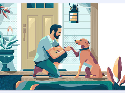 Life With Dog designs, themes, templates and downloadable graphic elements  on Dribbble