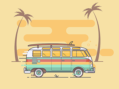 Summer vacation by Dmytro Novitskyi on Dribbble