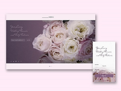 Landingpage Rose Mockup app design landingpage mockup responsive ui ux web