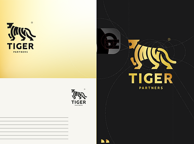 TIGER PARTNERS - MultiColor branding design graphic design logo vector