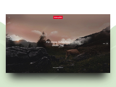 Reine Lungau Header animation interaction interface landing page milk pixelart product reine lungau ui ux webflow