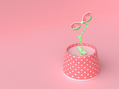 Carnivorous Plant 3d animation candy design illustration pixelart plant web website