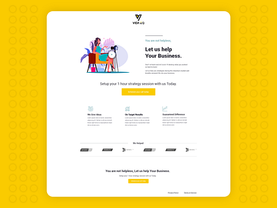 VIDA EQ Landing Page Design