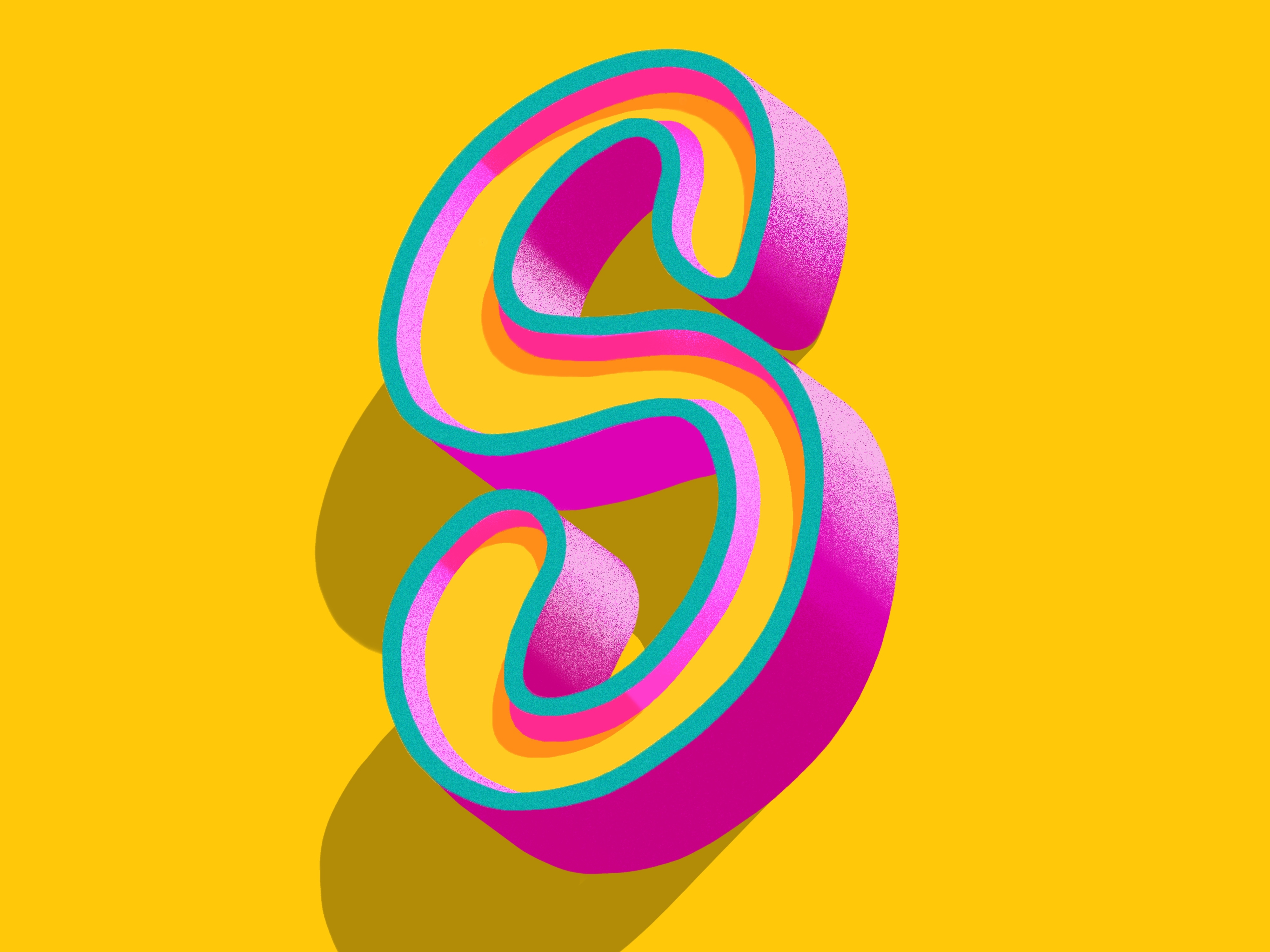 3d Letters Letter  S by Susan Romero Baking Design  on 