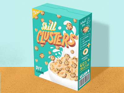 My Serial Traits! 3d letters cereal digital illustration graphic design illustration ipad pro illustration lettering lettering artist letteringart packaging design typography vintage design vintage packaging