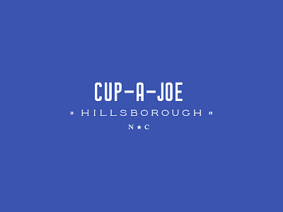 Cup-A-Joe branding logo logotype typography