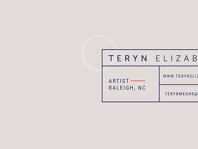 Details for Teryn Elizabeth brand identity branding logo logo design