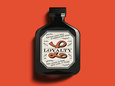 L is for Loyalty badge branding design ephemera illustration logo logotype package packaging type typography vector vintage