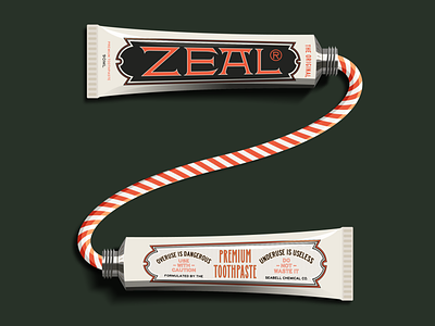 Z is for Zeal badge branding design ephemera illustration logo logotype package packaging type typography vector vintage