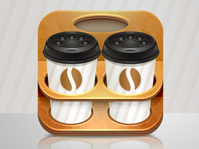 Coffee cup iphone icon