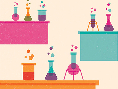 Science! illustration laboratory science stem