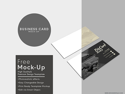 Business Card Free Mock Up Psd Template business card free mock mockup photoshop psd template