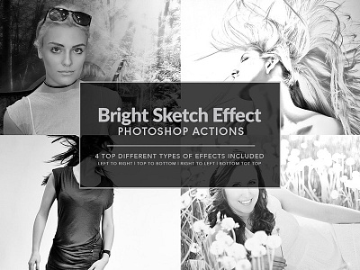 Bright Sketch Photoshop Action Free Download