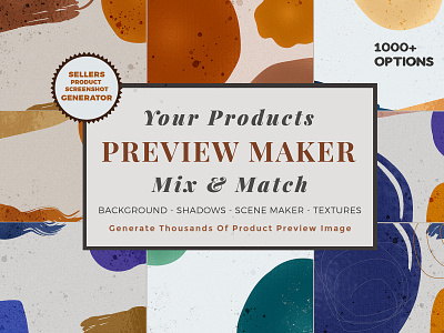 Graphic design sellers product preview maker image 1