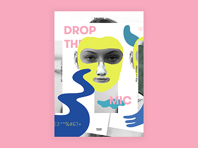 Day 43 - Drop the mic 2017 365dailyproject digital illustration may motivation poster posteraday postereveryday type