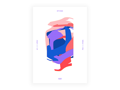 Day 77 👉 Confusion art color cool daily design graphic illustration layout poster type