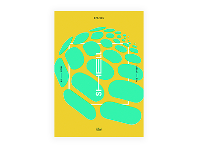 Day 79 👉 Shell-ter art color cool daily design graphic illustration layout poster type