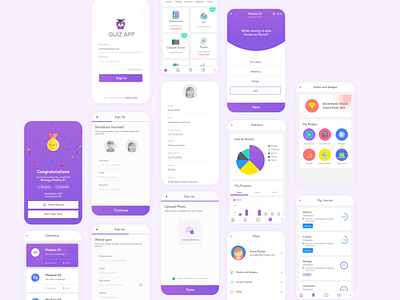 Quiz App  Quiz design, App interface design, App design inspiration