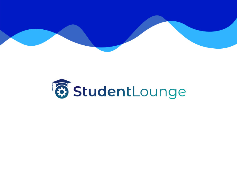 Student Lounge Logo logo design blend blending poster art illustracion art shot colorful brand-identity photoshop logo flat branding vector illustration dribbbble graphic art graphic design