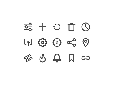 Travel Deals Icons by Almin Hošić on Dribbble