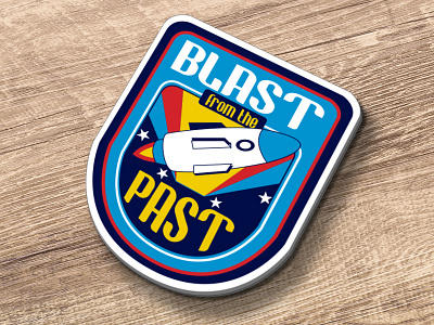 Blast from the Past Sticker logo sticker design