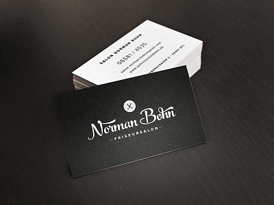 Business Card business card hairdresser vcard