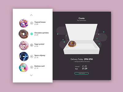 Donut basket concept