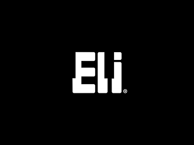 Eli Wordmark design. branding logo marketing wordmark. identity