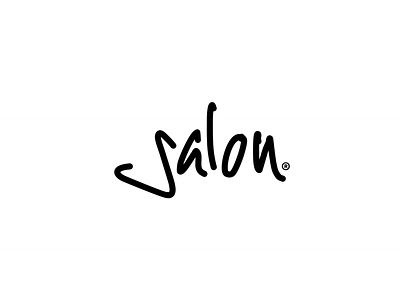Salon Logotype logo marker salon signature typography