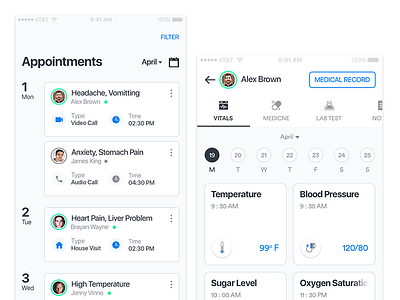 Appointments Dribbble