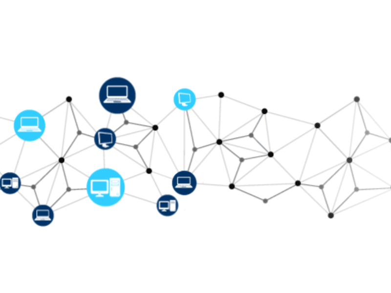 Interconnecting Computers motion graphics network tech