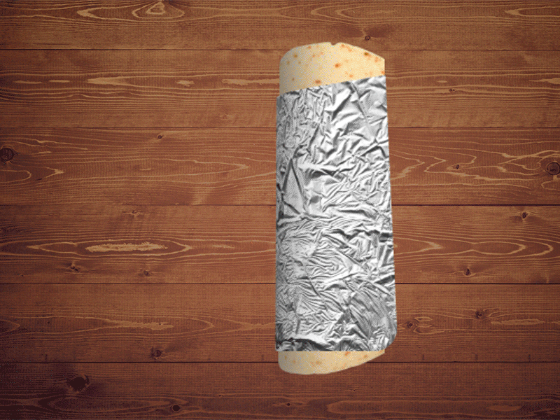 Furls & Unfurls Stop Motion Burrito food motion graphics stop motion